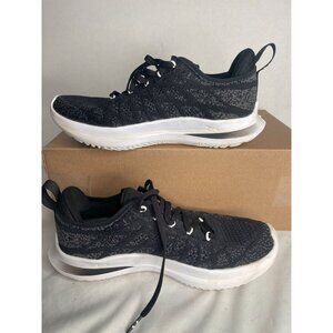 Under Armour Men's UA Flow Velociti 3 Running Shoes Black/Gray/Silver 9‎